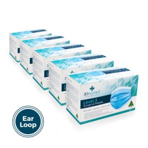 1200 pack - Level 3 Surgical Mask - Ear loop  (24 x 50 packs)